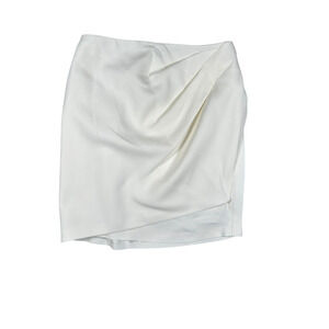 Phillip Lim Womens Size 4 Draped Wrapped Skirt White Chic Classy NWT